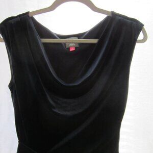 Deep blue stretch velvet bodycon dress. Size 2.